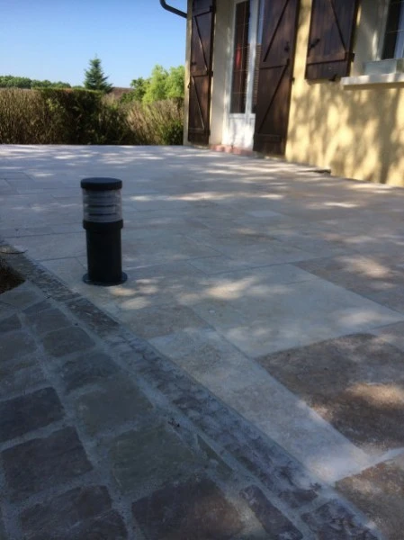 terrasse pierre naturel